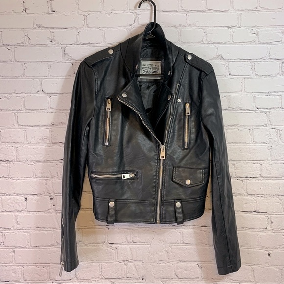 Levi's Jackets & Blazers - Levi’s Faux Leather Motorcycle Jacket M